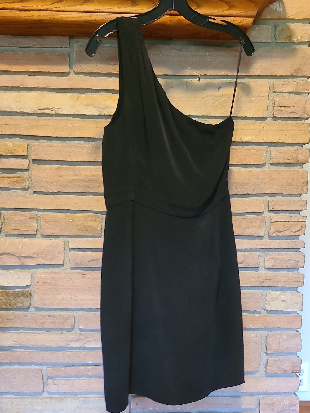 One-Shoulder Black J. Crew Women's Dress Size 8